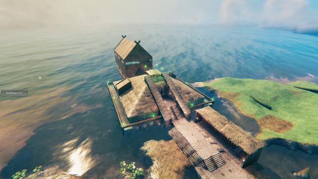 -  Pyramid On Water Base Vbuild for Valheim