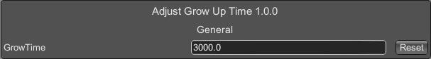 Adjustable Grow Up Time for Valheim
