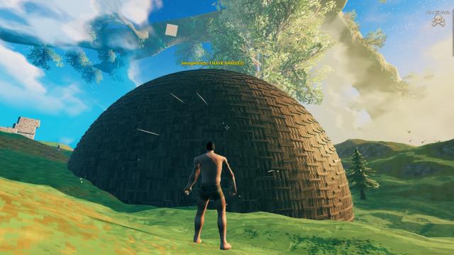 Деревянный купол / WoodFloorSphere для Valheim