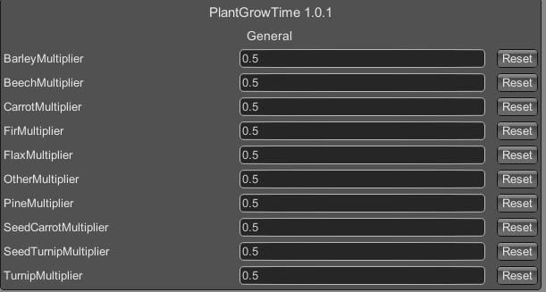 Plant Grow Time for Valheim