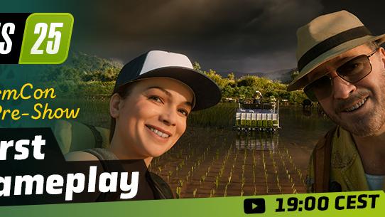 Первый геймплейный трейлер Farming Simulator 25