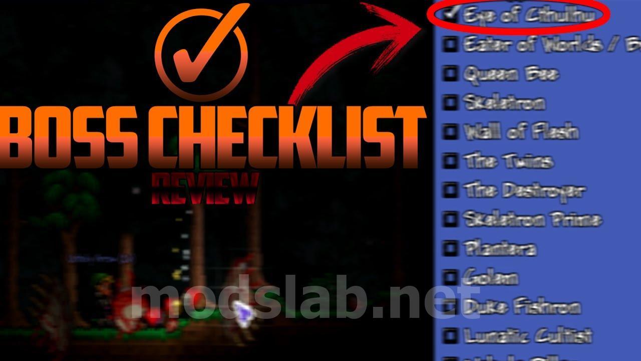 Terraria checklist. Boss Checklist. Boss Checklist Terraria. Boss Checklist Mod Terraria. Boss Checklist 1.4.