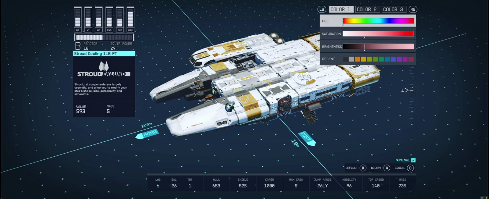 A detailed guide to shipbuilding and editing ships in Starfield ...