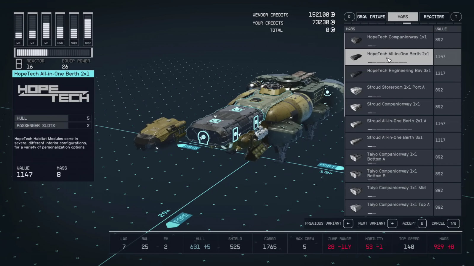 Подробный гайд по судостроению и редактированию кораблей в Starfield -  Starfield | ModsLab